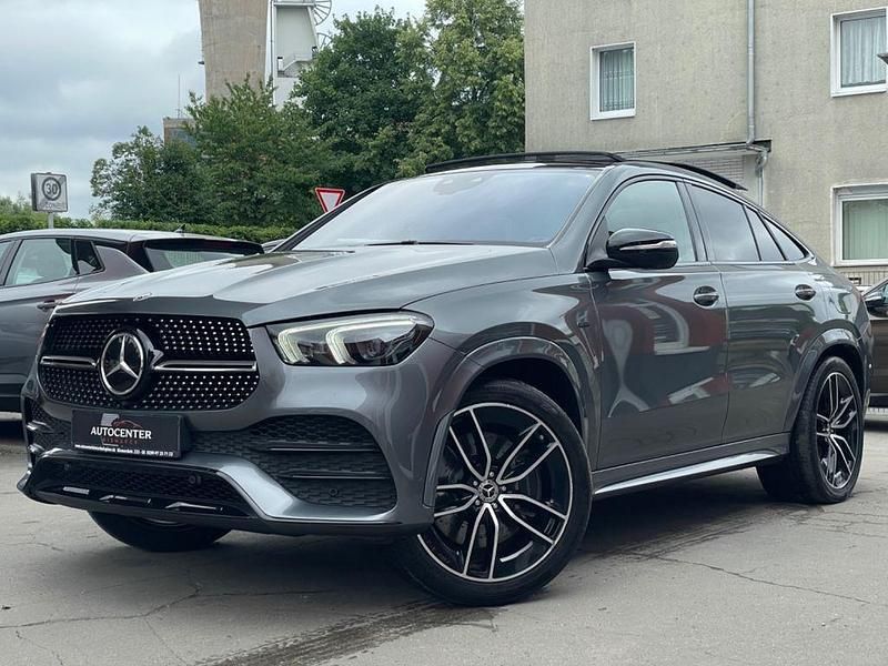 Grau Gebraucht 2021 Mercedes GLE350e AMG line Coupé | 69.900 € (Teuer) - Bild 1/4