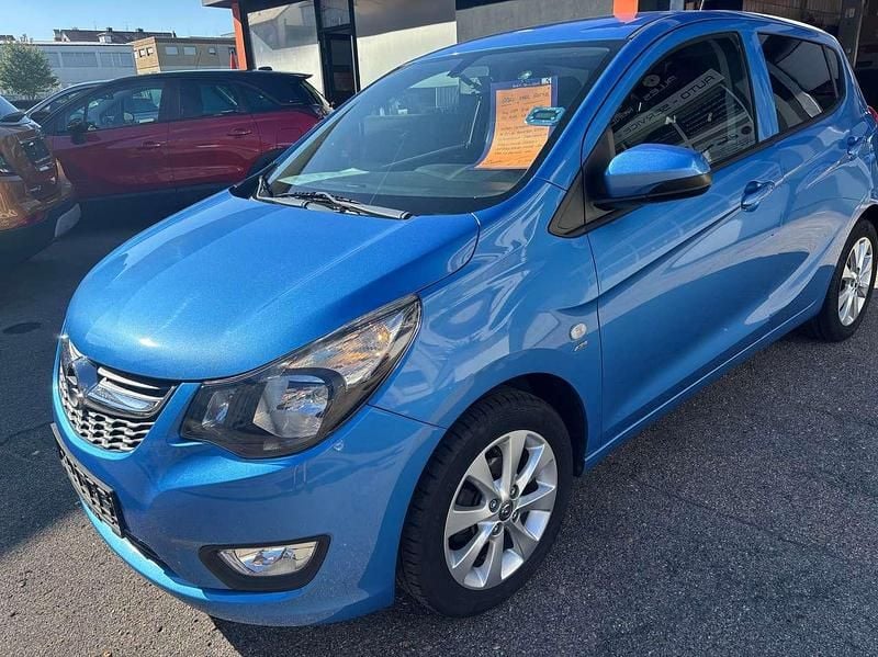 Blau Gebraucht 2017 Opel Karl Active Kleinwagen | 8.200 € (Superpreis) - Bild 1/4