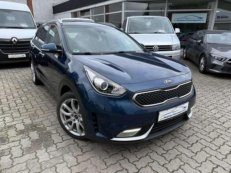 Ozeanblau met. Gebraucht 2018 Kia Niro Spirit SUV | 15.990 € (Fairer Preis) - Bild 1/4