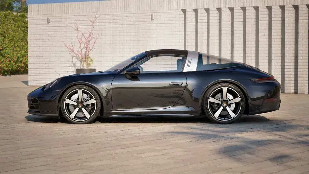 Neu Porsche 911 Targa 4S Chrono 480 PS (353 kW) 2026 Schwarz Cabrio
