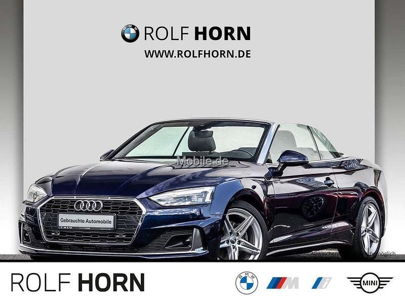 Blau Gebraucht 2020 Audi A5 Cabriolet Advanced Cabrio | 24.240 € (Superpreis) - Bild 1/4