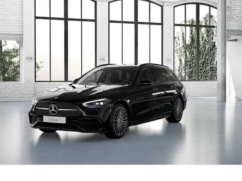 Schwarz Gebraucht 2024 Mercedes C300 AMG Limousine | 46.990 € (Fairer Preis) - Bild 1/4
