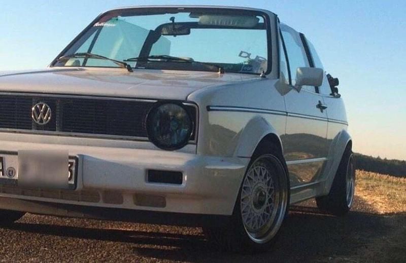 Gebraucht VW Golf Cabriolet 98 PS (72 kW) 1987 Weiß Cabrio