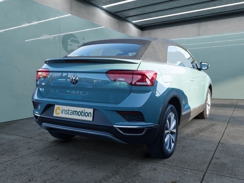 Gebraucht VW T-Roc Cabriolet Style 150 PS (110 kW) 2021 Grün Cabrio