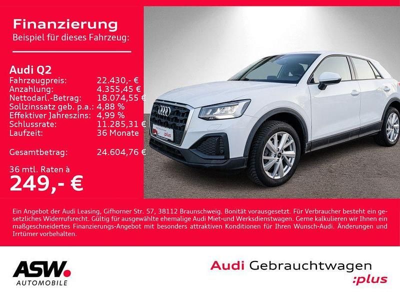 Gebraucht Audi Q2 110 PS (80 kW) 2023 Arkonaweiß SUV