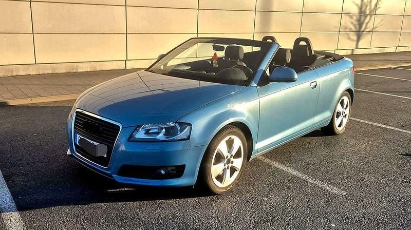 Gebraucht Audi A3 Cabriolet S-Line 102 PS (75 kW) 2009 Blau Cabrio