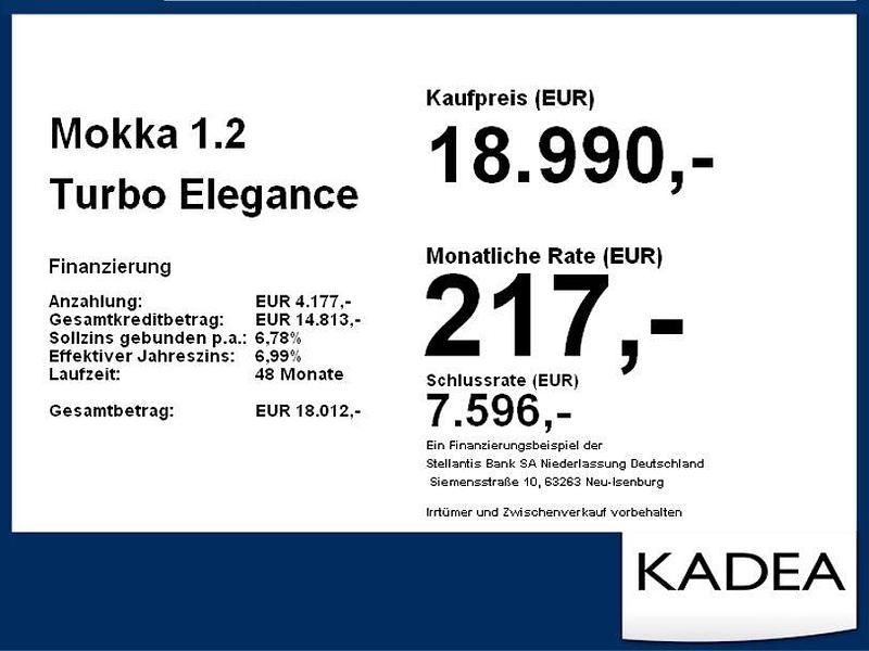 Gebraucht Opel Mokka Elegance 131 PS (96 kW) 2023 Power rot/kosmos rot SUV