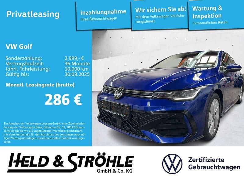 Lapiz blue metallic Gebraucht 2024 VW Golf VIII R-line Limousine | 31.740 € (Fairer Preis) - Bild 1/3