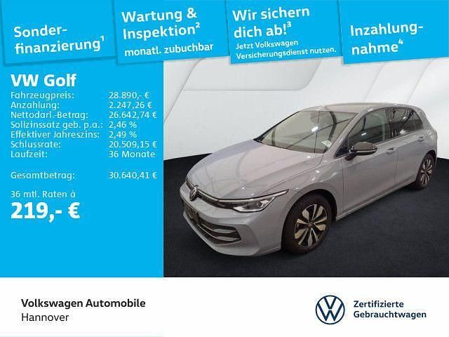 Mondsteingrau Gebraucht 2025 VW Golf VIII Goal Limousine | 28.890 € (Superpreis) - Bild 1/3