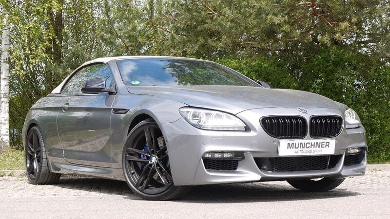 Grau Gebraucht 2015 BMW 640 Cabriolet M Sport Cabrio | 31.999 € (Guter Preis) - Bild 1/4