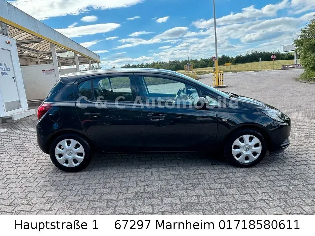 Gebraucht Opel Corsa Edition 90 PS (66 kW) 2016 Schwarz Kleinwagen