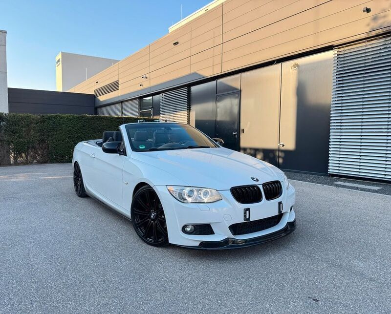 Weiß Gebraucht 2011 BMW 320 Cabriolet M Sport Cabrio | 14.999 € (Teuer) - Bild 1/4