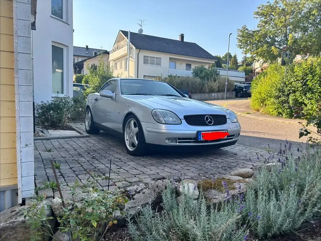 Gebraucht Mercedes SLK200 AMG 136 PS (100 kW) 1996 Silber Cabrio