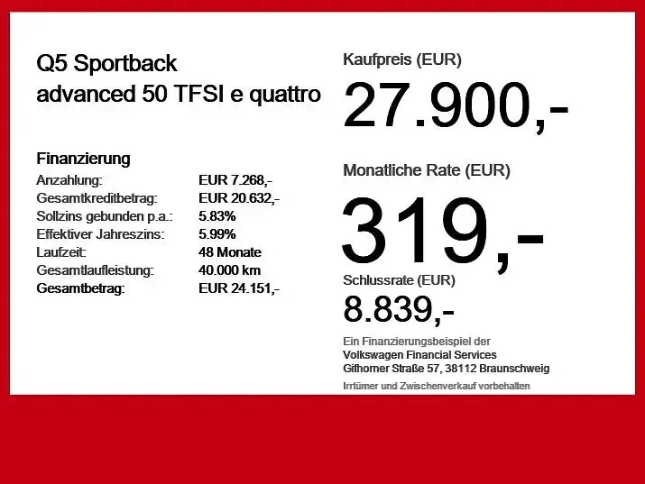 Gebraucht Audi Q5 Sportback Ambiente 299 PS (219 kW) 2021 Silber SUV