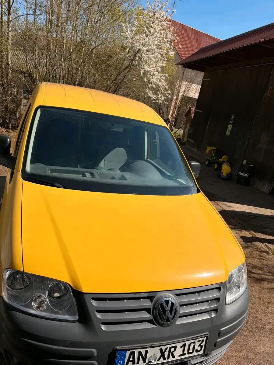 Gebraucht VW Caddy 71 PS (52 kW) 2007 Gelb Van / Kleinbus