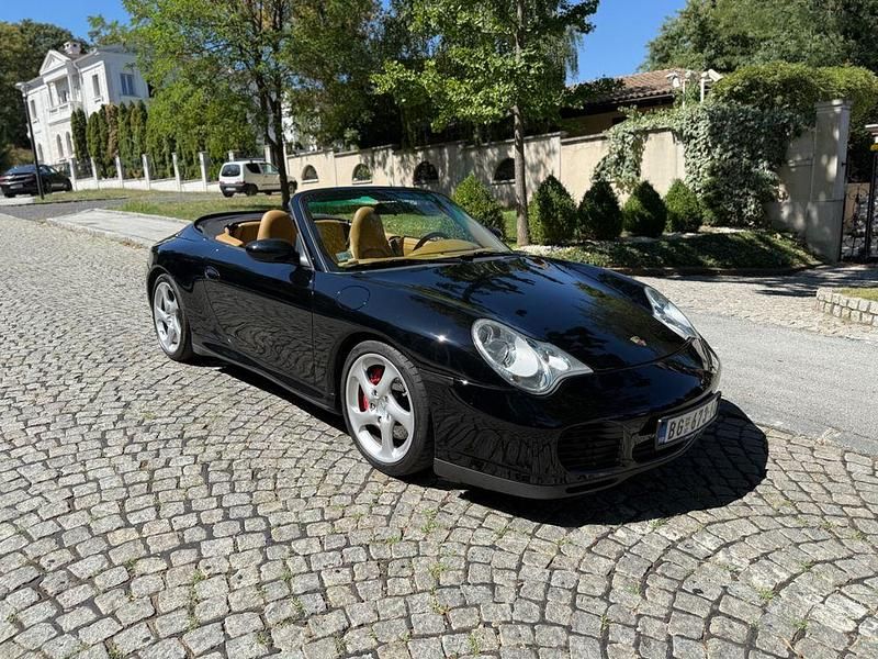 Schwarz Gebraucht 2004 Porsche 911 Carrera 4S Cabriolet Cabrio | 52.900 € (Guter Preis) - Bild 1/4