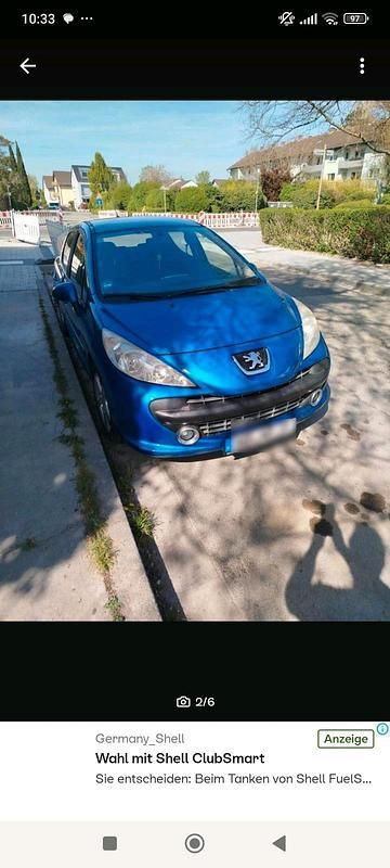 Gebraucht Peugeot 207 110 PS (80 kW) 2006 Blau Kleinwagen