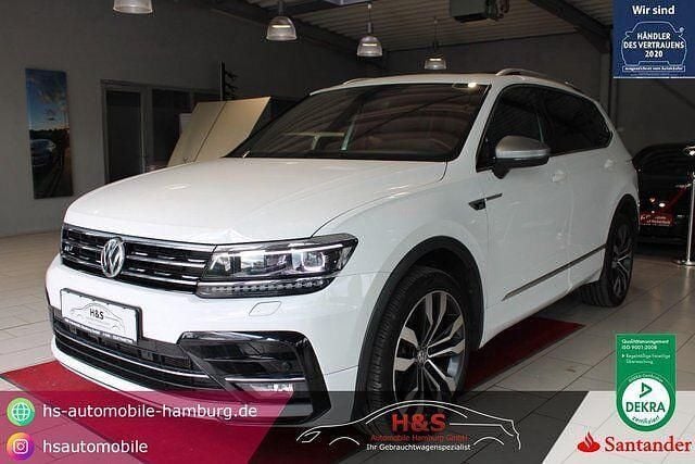 Pure white Gebraucht 2019 VW Tiguan Allspace Highline SUV | 32.500 € (Fairer Preis) - Bild 1/4