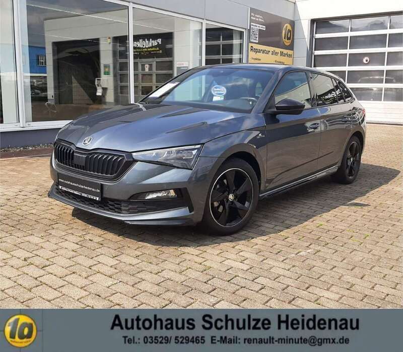 Quarzgrau metallic Gebraucht 2021 Skoda Scala Monte Carlo Kleinwagen | 17.985 € (Etwas zu teuer) - Bild 1/4
