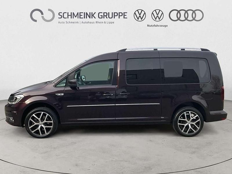 Gebraucht VW Caddy Highline 131 PS (96 kW) 2019 Black berry metallic Van / Kleinbus