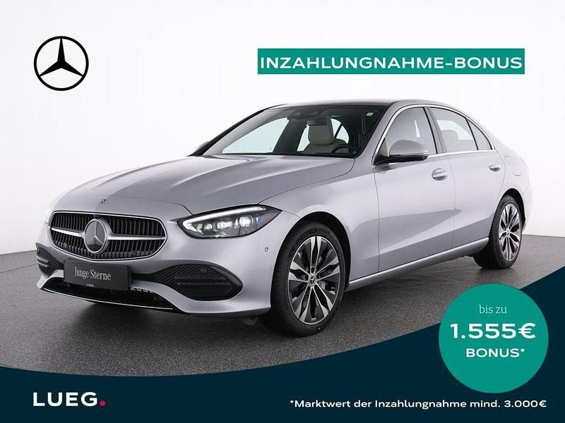 Silber metalliclack hightechsi Gebraucht 2022 Mercedes C300e Avantgarde Limousine | 36.899 € (Guter Preis) - Bild 1/4