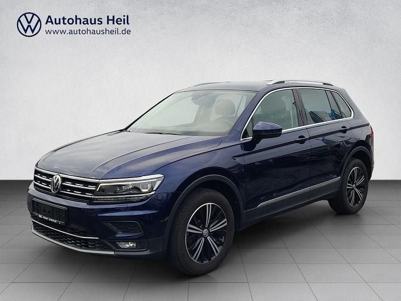 Blau Gebraucht 2019 VW Tiguan Highline SUV | 27.990 € (Fairer Preis) - Bild 1/4