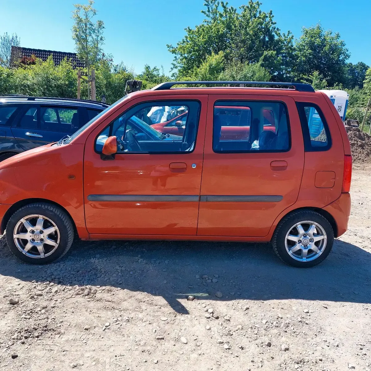 Gebraucht Opel Agila 65 PS (47 kW) 2007 Orange Kleinwagen