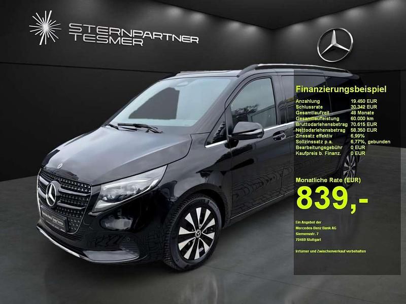 Schwarz Gebraucht 2024 Mercedes V300 Avantgarde Van / Kleinbus | 72.900 € (Teuer) - Bild 1/3