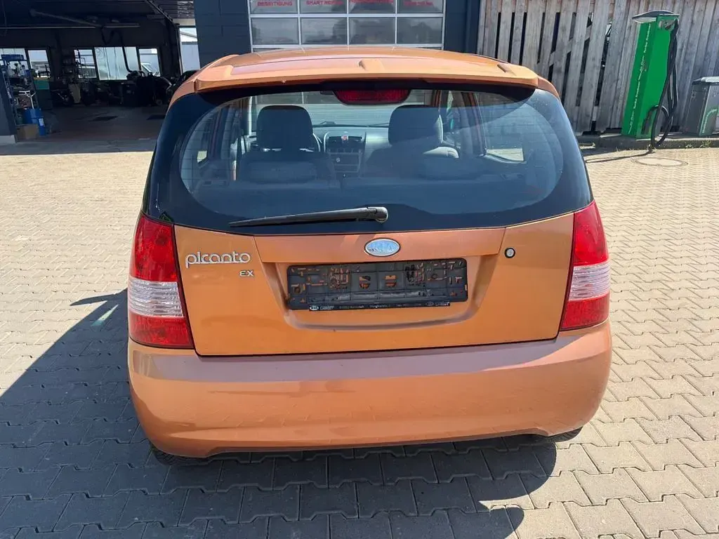 Gebraucht Kia Picanto EX 65 PS (47 kW) 2007 Orange Kleinwagen