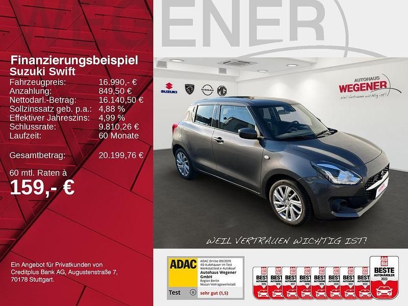 Gebraucht Suzuki Swift Comfort 83 PS (61 kW) 2023 Grau Kleinwagen