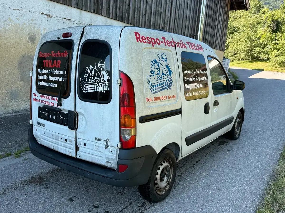 Gebraucht Renault Kangoo 65 PS (47 kW) 2005 Weiß Van / Kleinbus