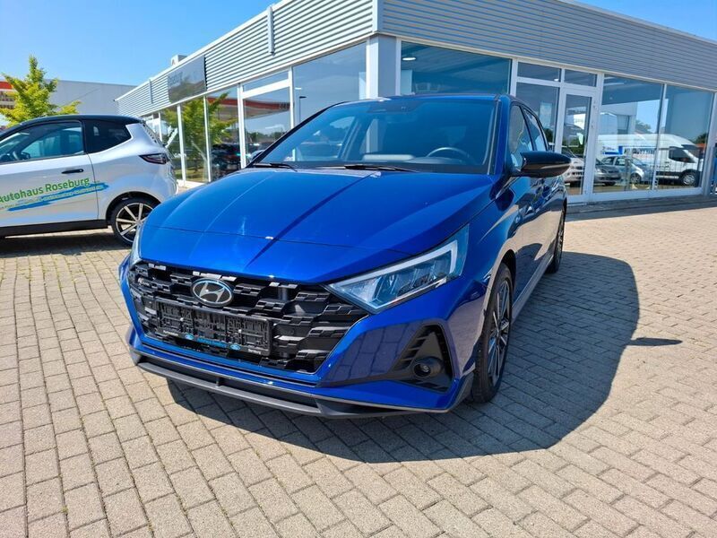 Blau Gebraucht 2021 Hyundai i20 N Line Limousine | 19.990 € (Teuer) - Bild 1/4