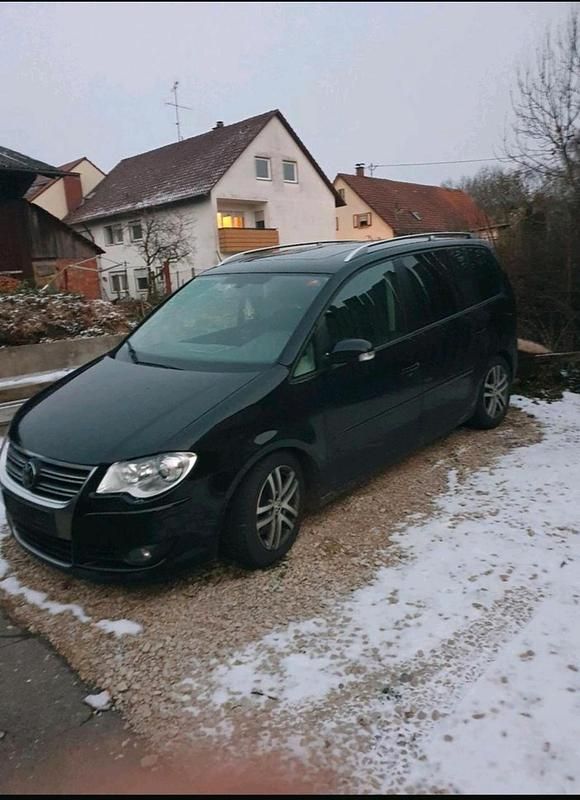 Gebraucht VW Touran Highline 170 PS (125 kW) 2008 Schwarz Van / Kleinbus