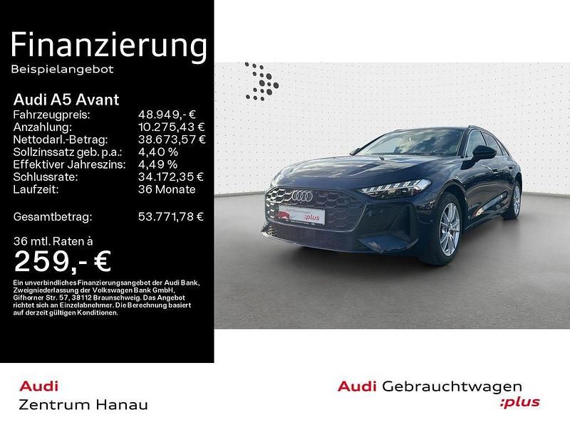Firmamentblau metallic Gebraucht 2025 Audi A5 Sport Kombi | 48.949 € (Guter Preis) - Bild 1/4