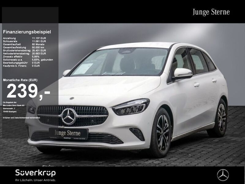 Weiß Gebraucht 2023 Mercedes B200 Progressive Van / Kleinbus | 28.888 € (Guter Preis) - Bild 1/2