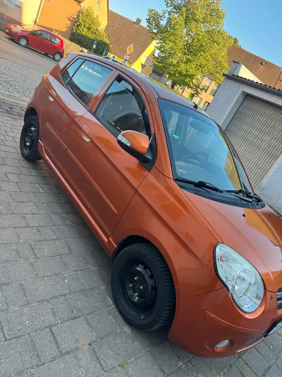 Gebraucht Kia Picanto Attract 65 PS (47 kW) 2009 Orange Kleinwagen