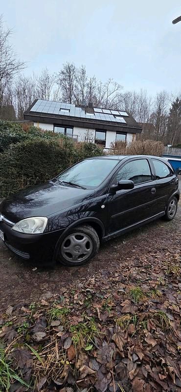 Schwarz Gebraucht 2002 Opel Corsa Kleinwagen | 750 € (Superpreis) - Bild 1/4