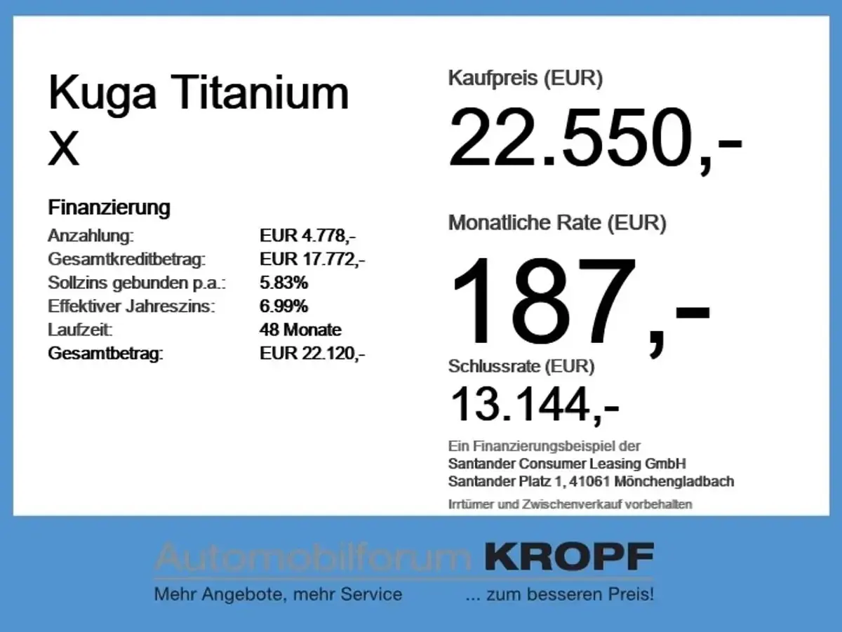 Gebraucht Ford Kuga Titanium X 224 PS (164 kW) 2022 Solarsilber SUV