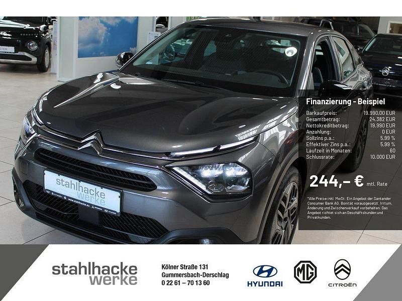 Grau Gebraucht 2024 Citroën C4 PureTech Limousine | 19.990 € (Guter Preis) - Bild 1/4