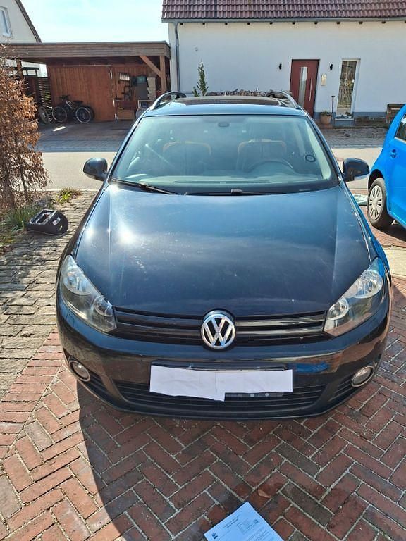 Gebraucht VW Golf VII Match 122 PS (89 kW) 2012 Schwarz Kombi