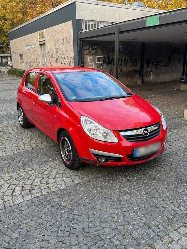 Rot Gebraucht 2009 Opel Corsa Limousine | 5.999 € - Bild 1/4