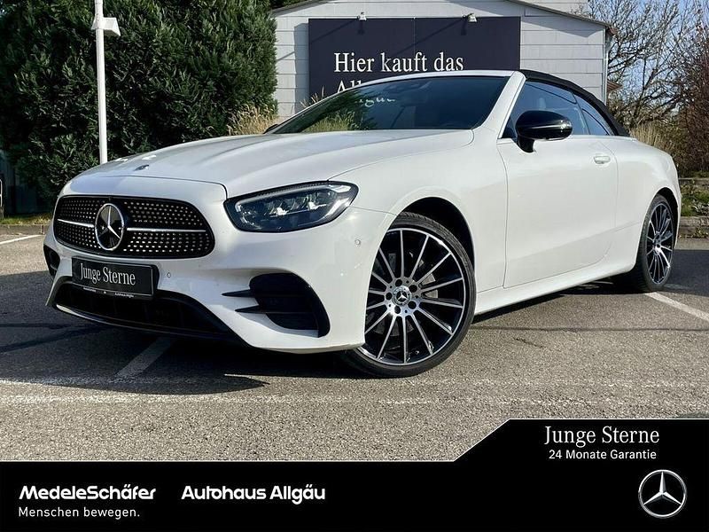 Unilack polarweiß Gebraucht 2023 Mercedes E300 AMG Cabrio | 51.940 € (Etwas zu teuer) - Bild 1/4