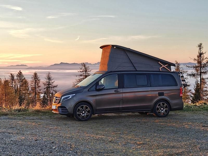 Grau Gebraucht 2017 Mercedes V250 Marco Polo Van / Kleinbus | 48.500 € (Etwas zu teuer) - Bild 1/4