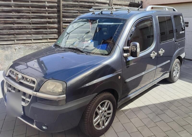 Blau Gebraucht 2003 Fiat Doblò Van / Kleinbus | 1.999 € (Superpreis) - Bild 1/4