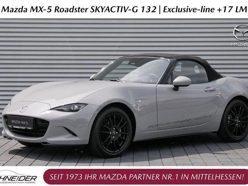 Gebraucht Mazda MX5 Exclusive-Line 132 PS (97 kW) 2024 Aero gray m Cabrio