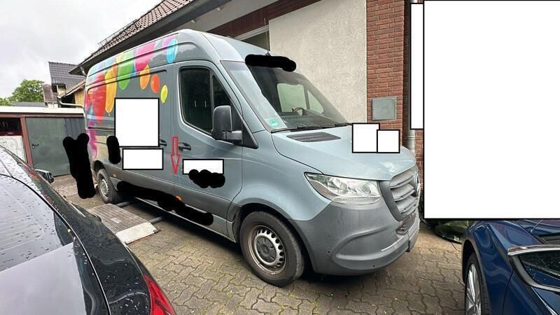 Grau Gebraucht 2019 Mercedes Sprinter Van | 26.750 € (Guter Preis) - Bild 1/4
