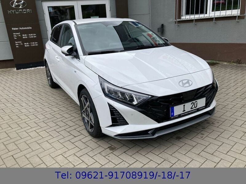 Atlas white / sol Neu 2024 Hyundai i20 Prime Limousine | 23.280 € (Fairer Preis) - Bild 1/4