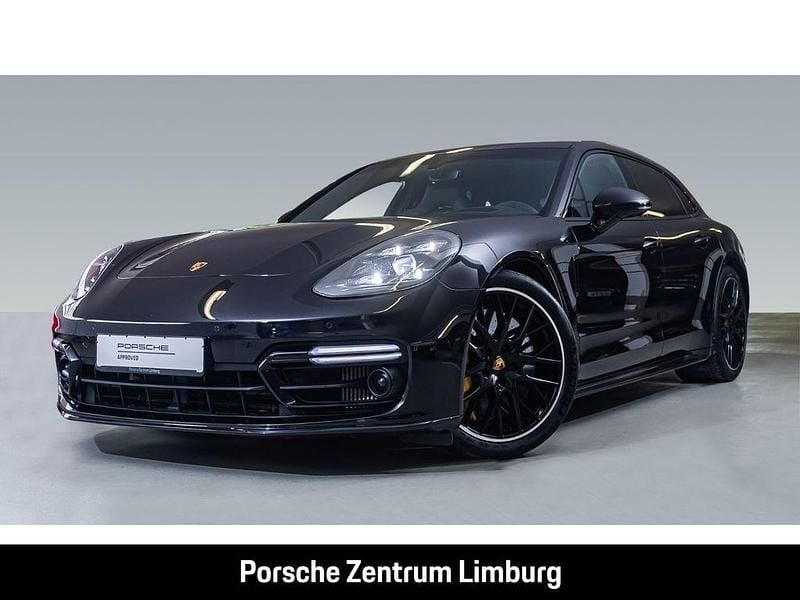 Schwarz (tiefschwarzmetallic) Gebraucht 2022 Porsche Panamera Turbo S Sport Turismo Limousine | 124.890 € (Superpreis) - Bild 1/4