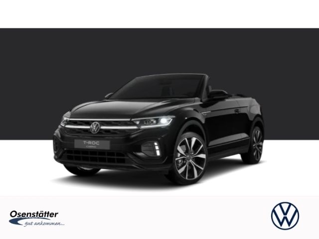 Schwarz Gebraucht 2024 VW T-Roc Cabriolet R-line Cabrio | 44.880 € - Bild 1/4