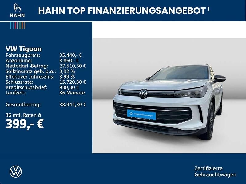 Gebraucht VW Tiguan Goal 150 PS (110 kW) 2025 Weiß SUV